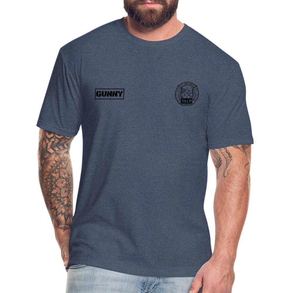 Gunny Memorial Tee (60/40 Blend - heather navy