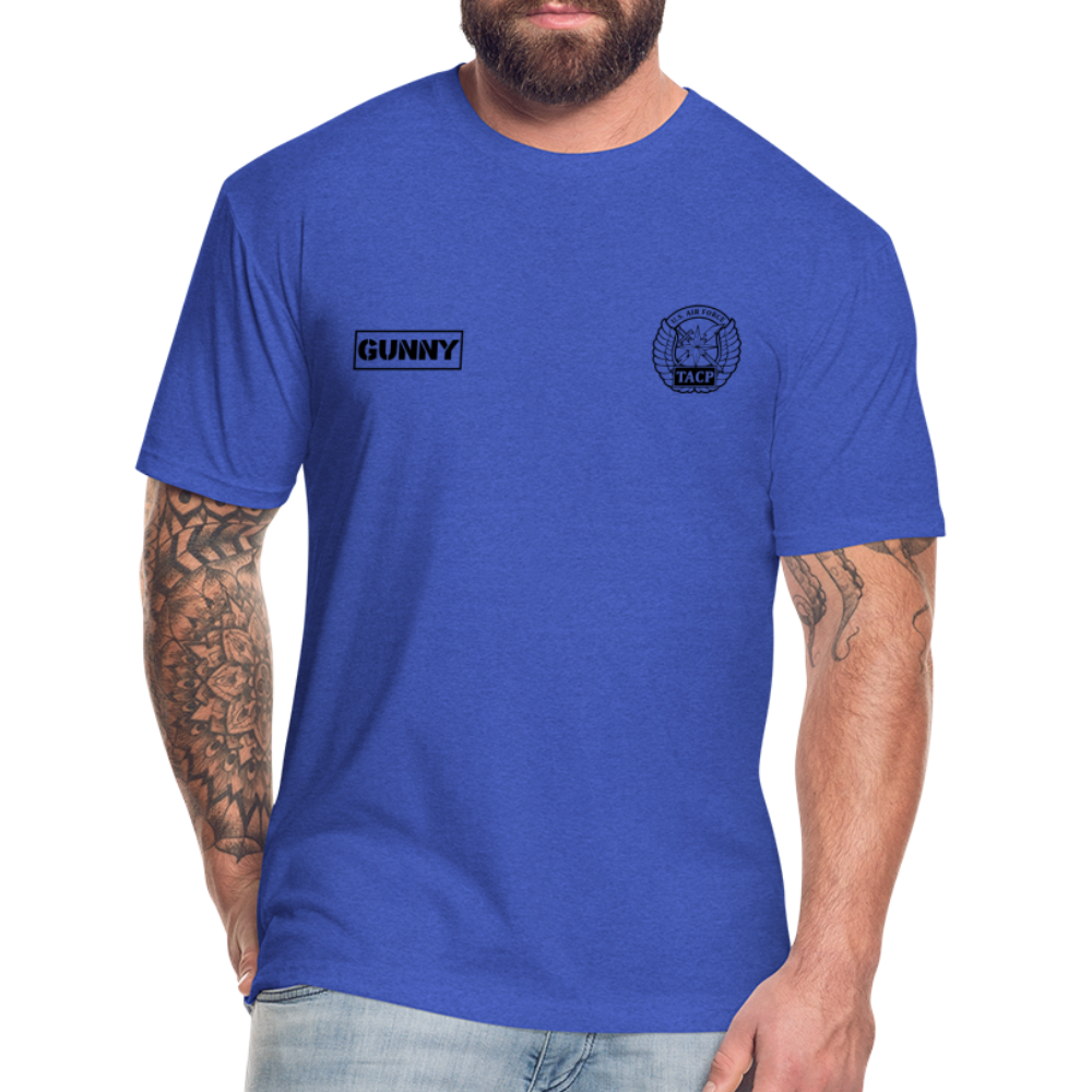 Gunny Memorial Tee (60/40 Blend - heather royal