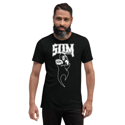 Slim Reaper Tri-Blend T-Shirt (50% poly, 25% combed ring-spun cotton, 25% rayon)