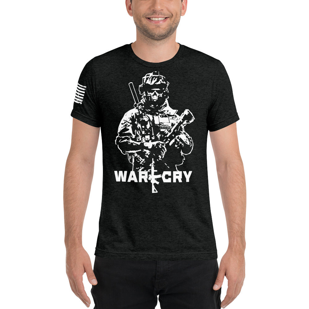 Reaper Soldier Bella + Canvas T-Shirt (50% poly, 25% ring-spun cotton, 25% rayon)