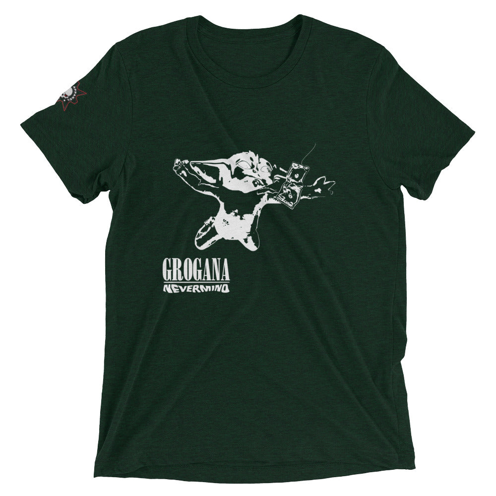 Grogu/Nirvana Tri-Bend (50% poly, 25% ring-spun cotton, 25% rayon) - Unisex Tee