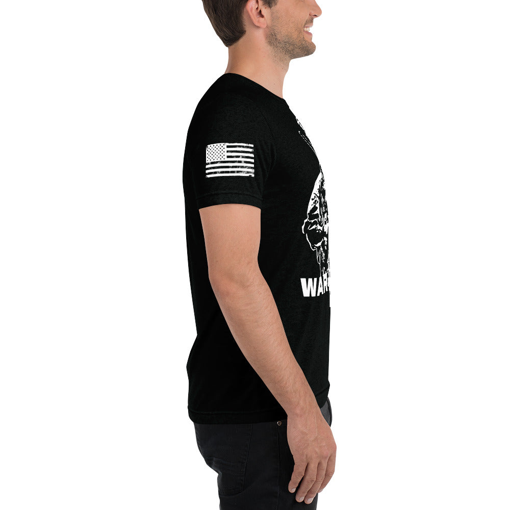 Reaper Soldier Bella + Canvas T-Shirt (50% poly, 25% ring-spun cotton, 25% rayon)